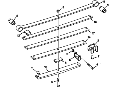 GM 15976728 Spring, Rear