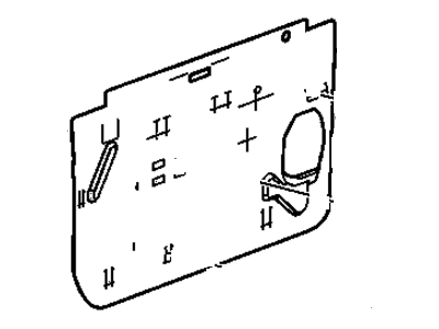 Chevy 21996546 DEFLECTOR,FRONT SIDE DOOR WATER