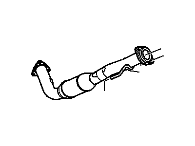 GMC 19208463 CONVERTER,3WAY CATALYTIC(W/EXHAUST MANIFOLD PIPE)(INCLUDES 4)(3.685)