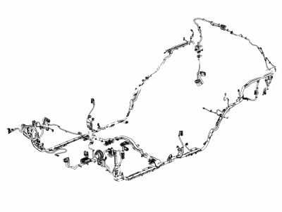 Cadillac 84144254 HARNESS,BODY WIRING(INCLUDES 1-12)(LABELED 84144254, 84183241)