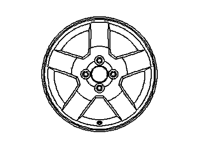 Chevy 95905459 WHEEL,15X6(ALUMINUM)