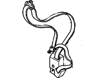 GM 12388693 Belt Kit, Front Bucket Seats, Driver Side