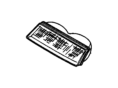 Pontiac 16513423 Lens & Housing
