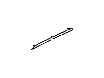 Cadillac 12529569 Upper Molding