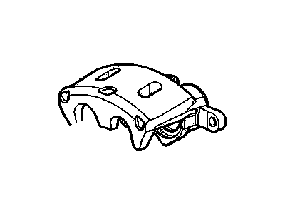 Chevy 84498898 CALIPER,FRONT BRAKE (W/O BRAKE PADS & BRACKET)(PART OF 1)(INCLUDES 10-12,14,15)(4.665)(SERVICEABLE COMPONENT OF PARTS PKG 84981080)