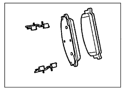 Pontiac 92250825 Front Pads