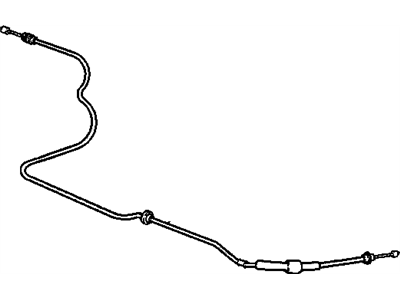2003 Pontiac Sunfire Parking Brake Cable - 22690647