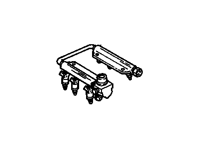 1992 Oldsmobile Achieva Fuel Rail - 17112643