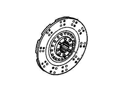 GMC C3500 Clutch Disc - 15965839