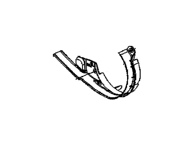 GM 24246165 Baffle, Final Drive, Front