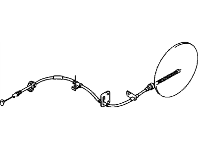 1998 Chevy Tracker Parking Brake Cable - 30005700