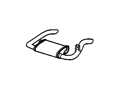 Pontiac Firebird Muffler - 10198398