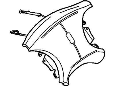 Oldsmobile 16750699 AIRBAG,STEERING WHEEL(GRAPHITE)(14.865)