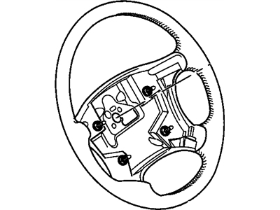 Oldsmobile 12537670 Steering Wheel