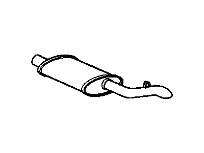 Pontiac 6000 Muffler - 14101373