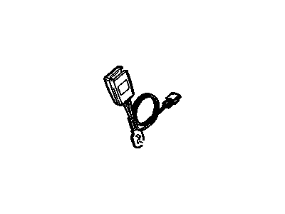 Buick 19257001 BELT KIT,DRIVER SEAT (BUCKLE SIDE)(INCLUDES 33,35)
