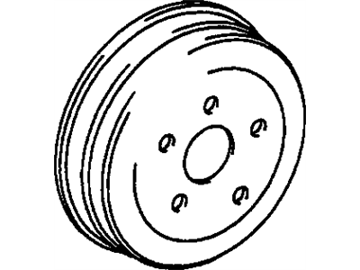 Chevy Tracker Brake Drum - 91172658