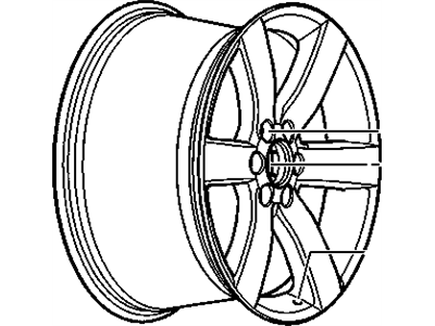 Chevy 9595885 Wheel, Alloy