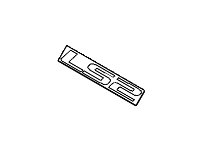 Cadillac 10392665 LABEL,ENGINE IDENTIFY