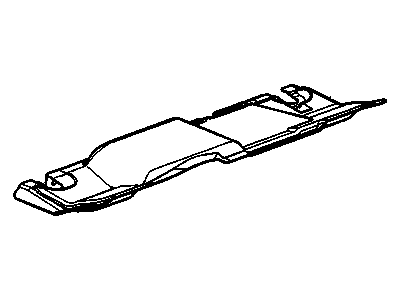 Saturn 22817858 INSULATOR,REAR COMPARTMENT FLOOR PANEL