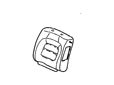GM 12493417 Cover, Front Seat Back And Back Of Back, Passenger Side