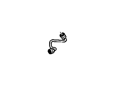 Chevy 12608374 PIPE,FUEL FEED INTERMEDIATE(INCLUDES 24)(PART MUST BLACK ENAMEL REPLACED ONCE REMOVED)