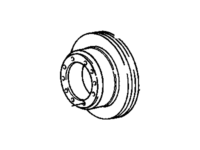 GM 12386682 Rotor, Front And Rear Wheel Brake