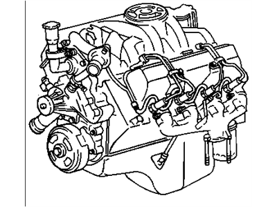Chevy 19207554 Engine