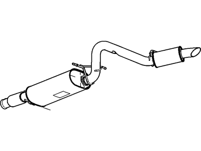 GMC 15896609 Muffler