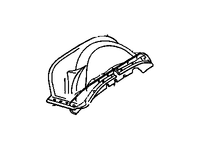 Chevy K5 Blazer Fender Splash Shield - 14032786