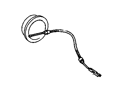 1991 Pontiac Bonneville Parking Brake Cable - 25534160