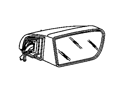 1990 Cadillac Eldorado Side View Mirrors - 20726207