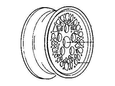 1988 Oldsmobile Firenza Spare Wheel - 22548178