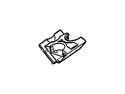Oldsmobile 12373162 Cup Holder