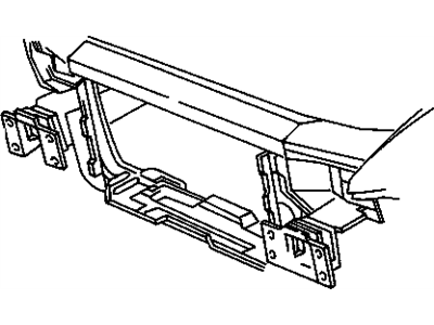 Chevy 10165786 Impact Bar Bracket