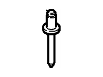 Pontiac 9442972 RIVET,ROCKER PANEL MOLDING RETAINER(PART OF 17)(.25 DIAMETER.36 LEN.74 OUTSIDE DIAMETER)(POP TYPE)(8.967)