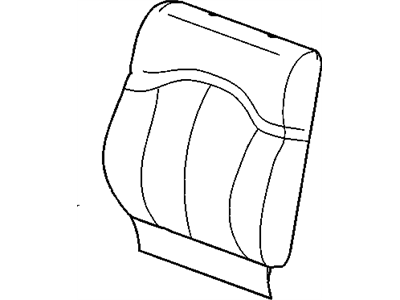 GM 88936586 Cover, Am7 - Rear Folding Seat Back (Excl "D" Trim)