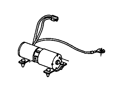 Pontiac J2000 Sunbird Convertible Top Motor - 20496659