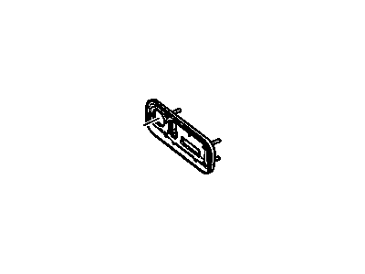 Chevy 12473570 BEZEL,PASSENGER SEAT ADJUSTER SWITCH(PEWTER)