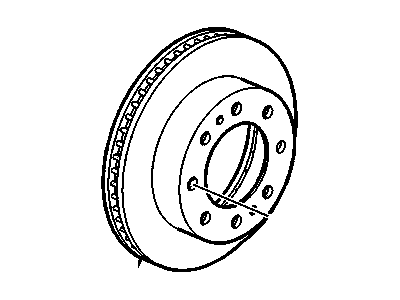 Chevy Avalanche 2500 Brake Disc - 26088273