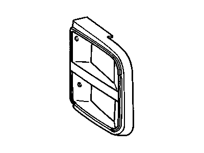 GMC 15596118 Headlamp Assembly Bezel