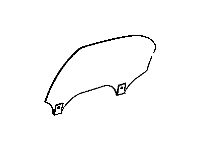 Oldsmobile 25639758 Door Glass