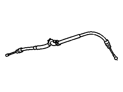 Chevy 22933326 Rear Cable
