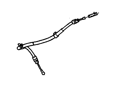 Chevy Volt Parking Brake Cable - 22933325