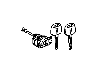 Pontiac 19184237 Lock Cylinder