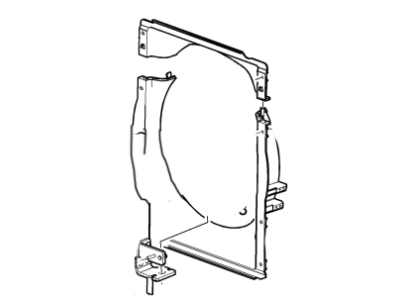 GM 19405598 Shroud Kit, Radiator Fan Shroud