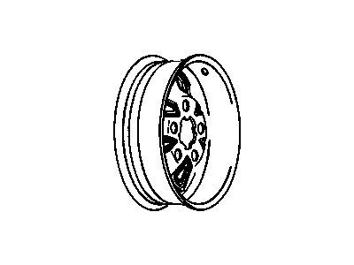 1985 Chevy S10 Blazer Spare Wheel - 14077047