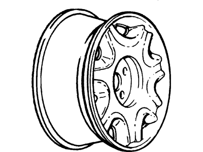 2001 Cadillac Eldorado Spare Wheel - 9593096