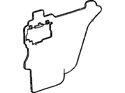 GM 15739081 Deflector, Front And Rear Side Door