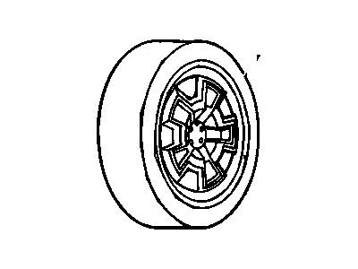 1990 Chevy Beretta Spare Wheel - 10083556